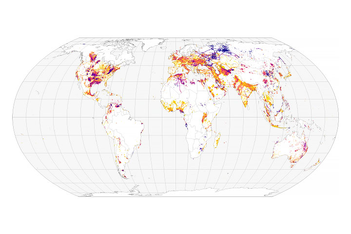 Mapping Methane Emissions from Fossil Fuel Exploitation