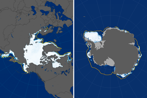 Polar Sea Ice at Record Lows