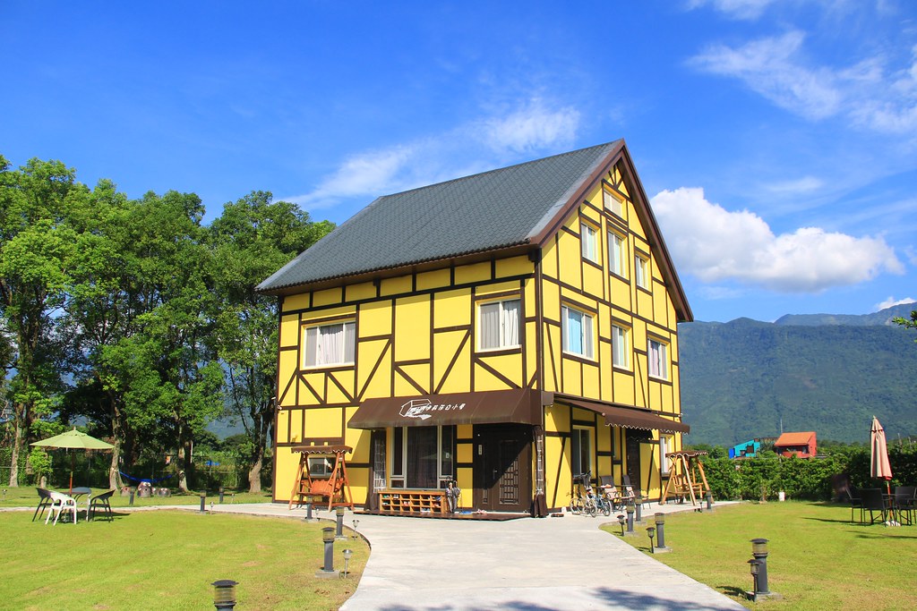 【花蓮壽豐】伊莉莎白小屋~花蓮壽豐歐式建築民宿，房間溫馨可愛還有前庭草皮 @飛天璇的口袋