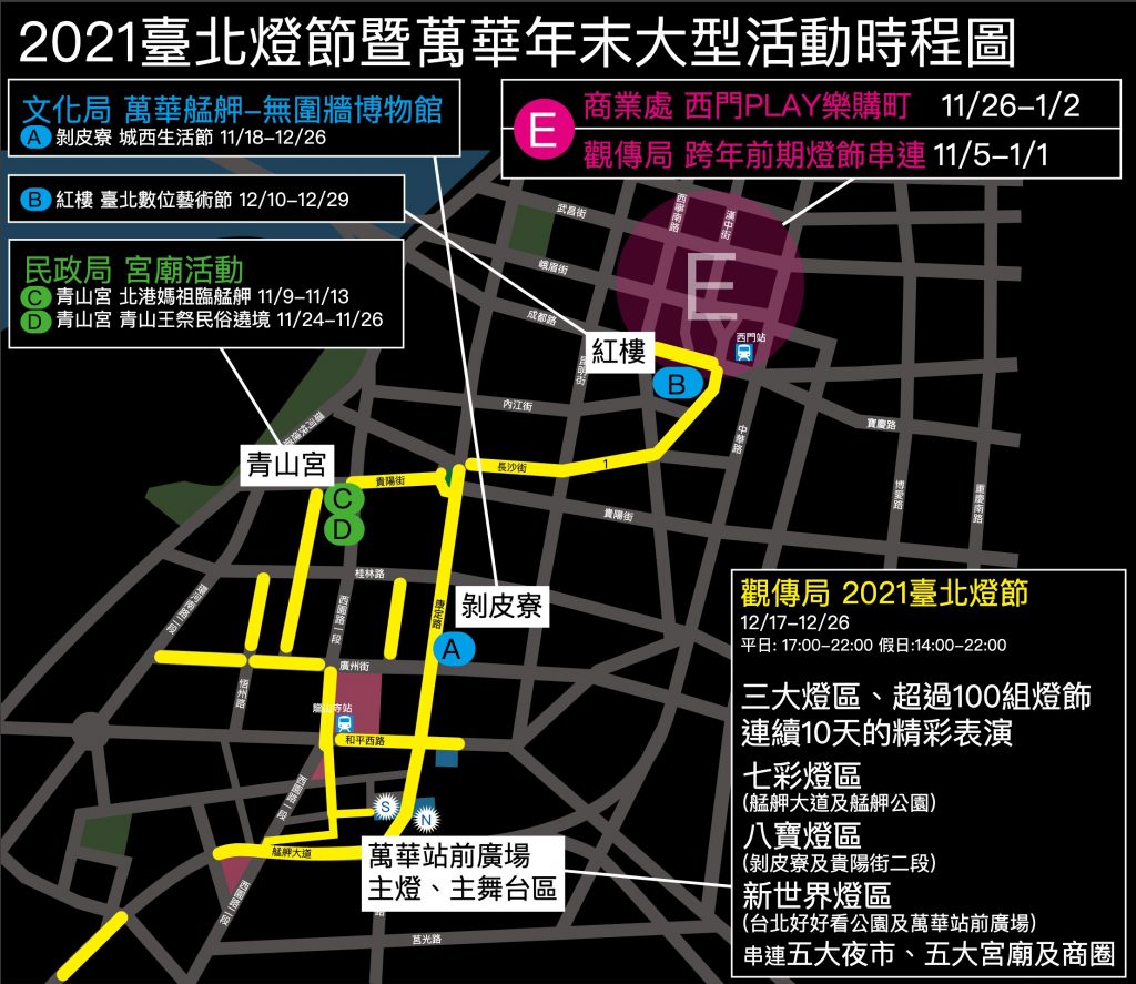 【台北萬華】2021台北燈節，史上第一個會跳舞的主燈，體驗台北燈會七彩八寶新世界 @飛天璇的口袋