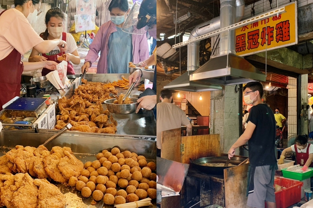 台中北屯｜黑冠炸雞，水湳超人氣炸雞店，一大早就排隊買炸雞 @飛天璇的口袋