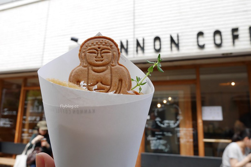 【日本神奈川】KANNON COFFEE~鎌倉限定超療癒大佛可麗餅，鎌倉長谷站走路5分鐘，距離鎌倉大佛高德院也很近 @飛天璇的口袋