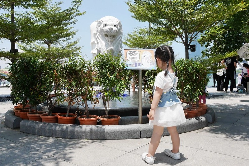 魚尾獅公園 Merlion Park┃新加坡景點：新加坡必遊景點！魚尾獅公園交通方式以及周邊推薦景點 @飛天璇的口袋