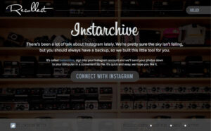 Instarchive 打包備份、一鍵下載所有 Instagram 相片