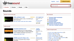Freesound.org 免費下載 CC 授權配樂、音效素材