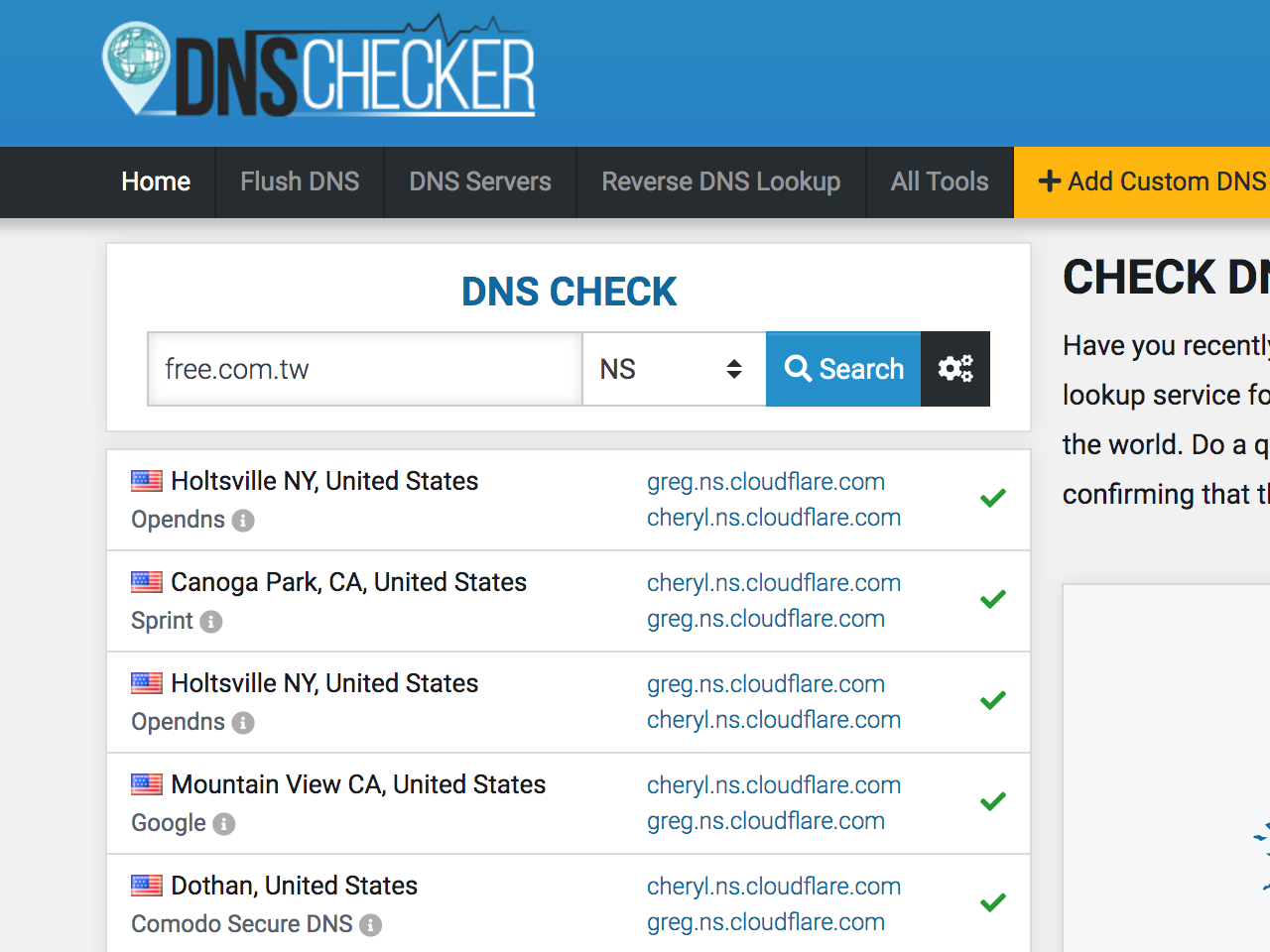 DNS Checker