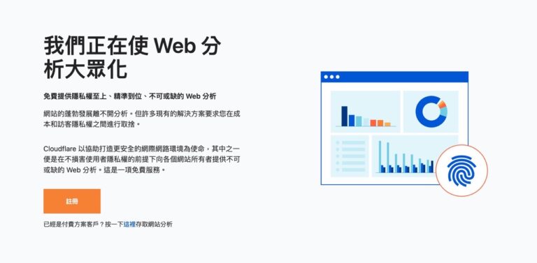 Google Analytics 4 替代方案：隱私權與效能優先的 Cloudflare Web Analytics