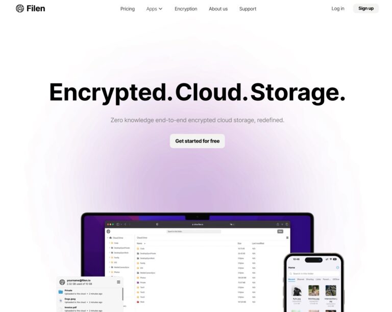 冷門雲端硬碟推薦：Filen 10GB 免費空間，安全加密、無流量限制