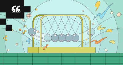 Image of Newton's cradle