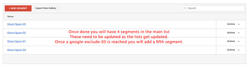 Google Analytics - Adding Segments to Stop Ghost Spam