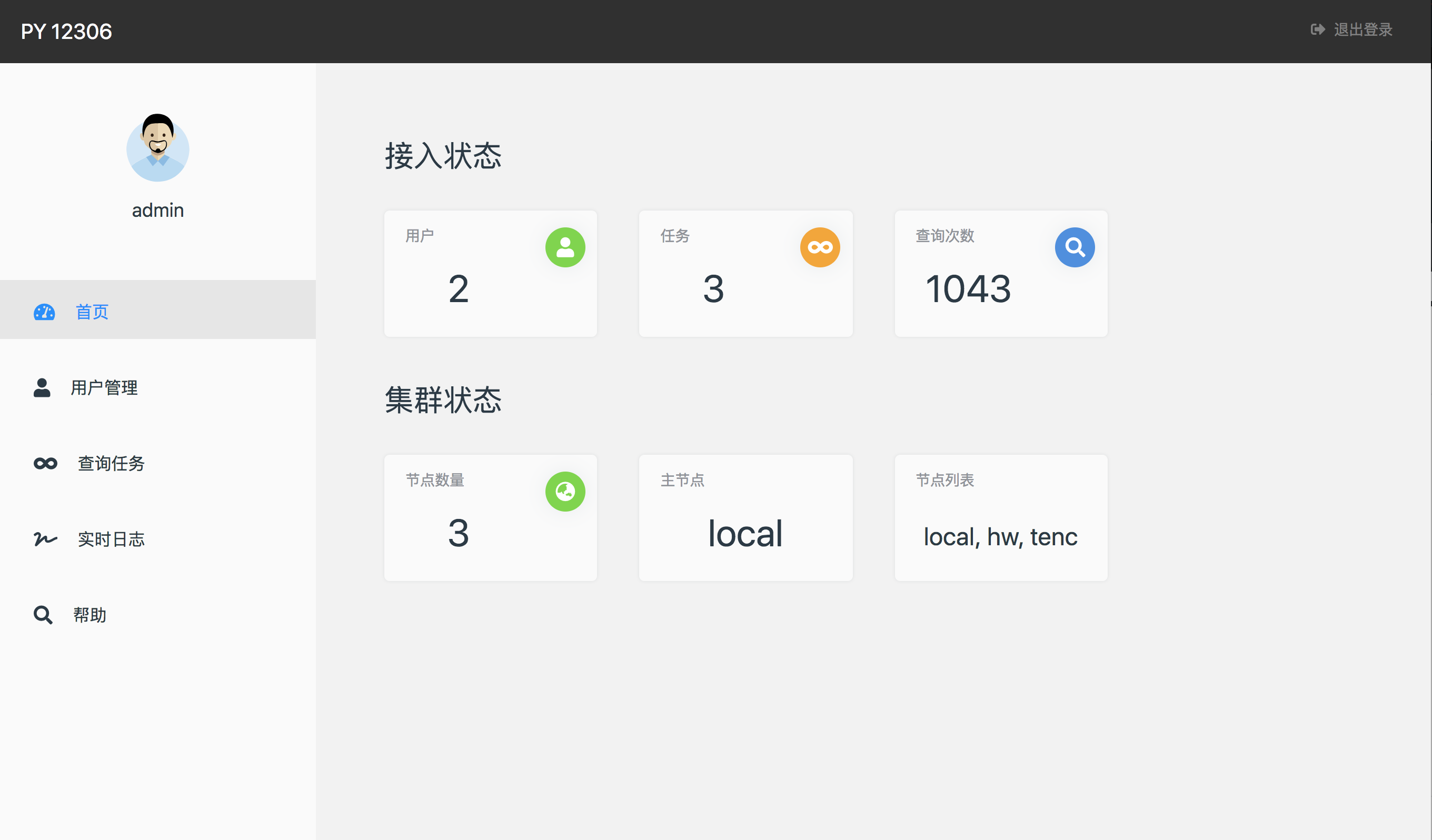 Web 管理页面图片