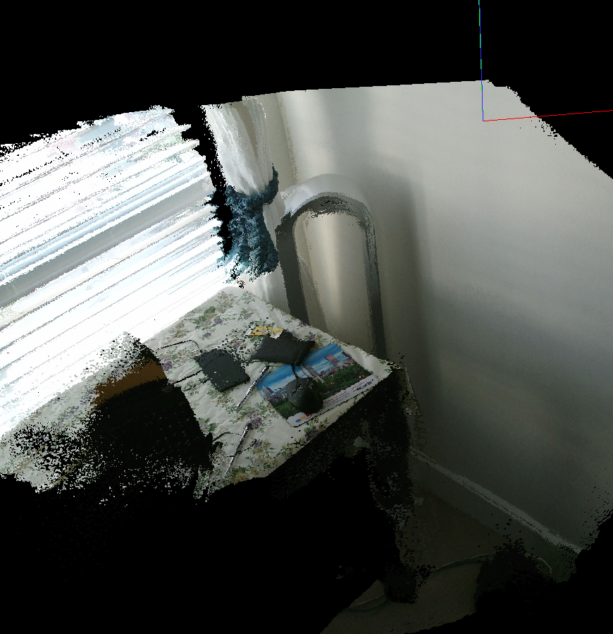 Screenshot of registered point cloud