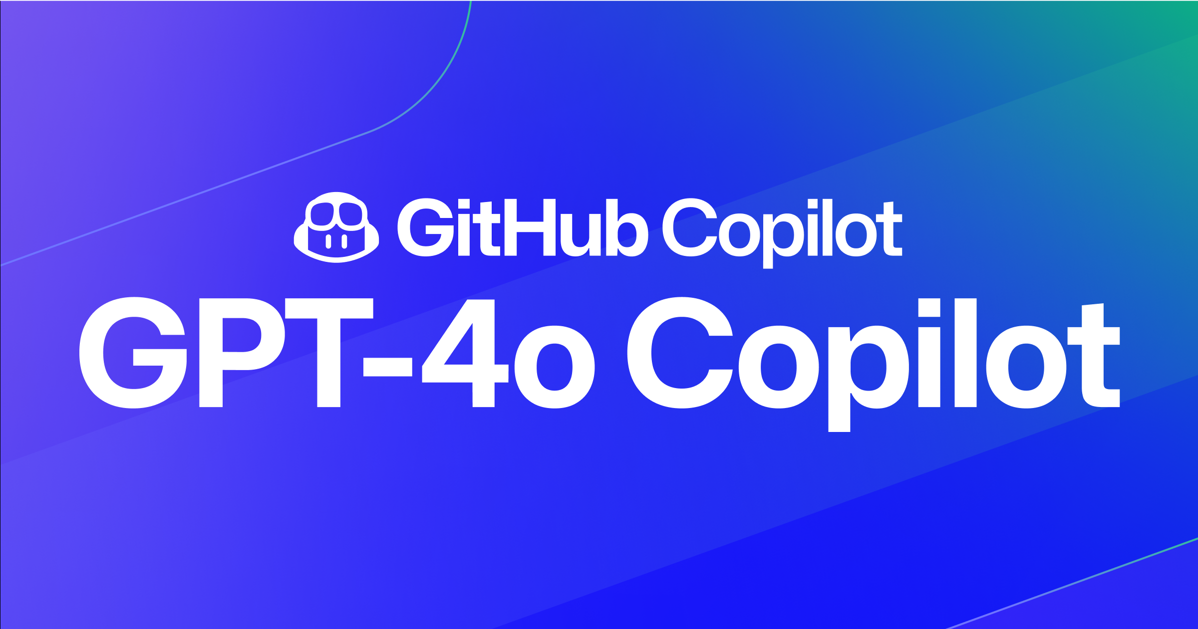 Header introducing GPT-4o Copilot model