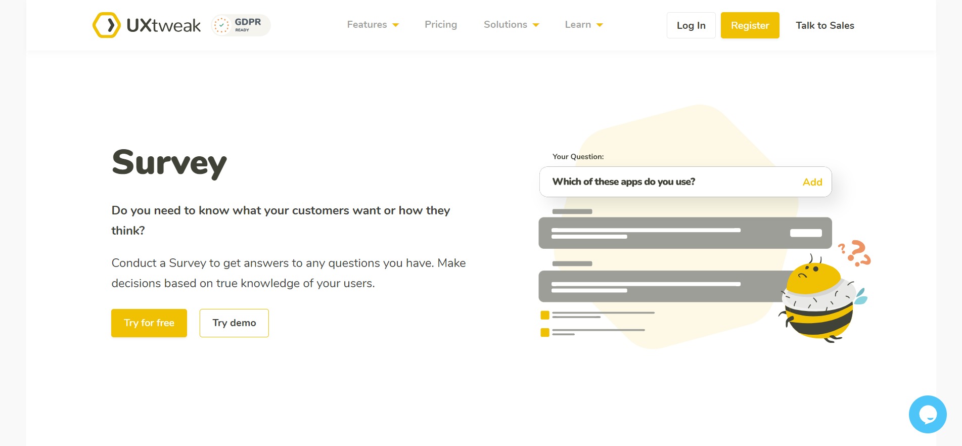 customer feedback tool UXtweak