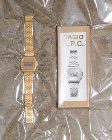 digital watch alongside its packaging