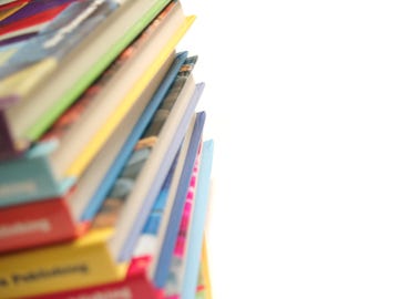 Children's Books Stacked