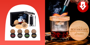 cocktail smoker kit with torch 4 flavors wood chips