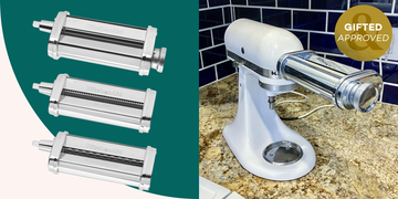 kitchenaid stand mixer with pasta attachment, gifted and approved