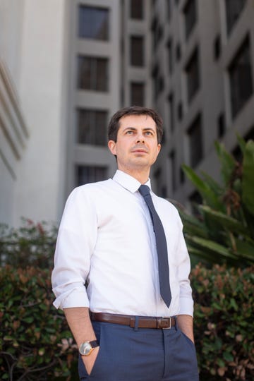 Democratic Presidential Candidate and South Bend Mayor Pete Buttigieg