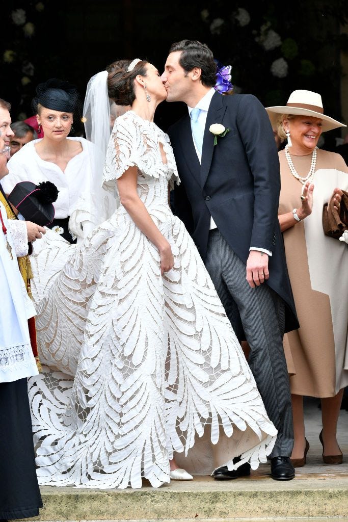 Wedding Of Prince Jean-Christophe Napoleon And Olympia Von Arco-Zinneberg At Les Invalides