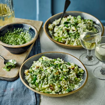 vegan pesto risotto