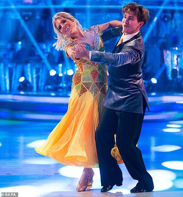 He's got moves: The award-winning dancer had a glimmer of the Glitter Ball trophy last year after he reached the semi-final with his gorgeous dance partner Mollie King (pictured)