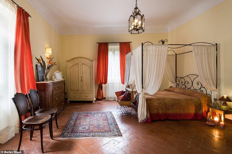 The Il Palagetto Guest House, pictured, in Florence, is willing to offer a free stay instead of the usual £94 per night to a traveller, who can help them set up a social media campaign on Instagram 