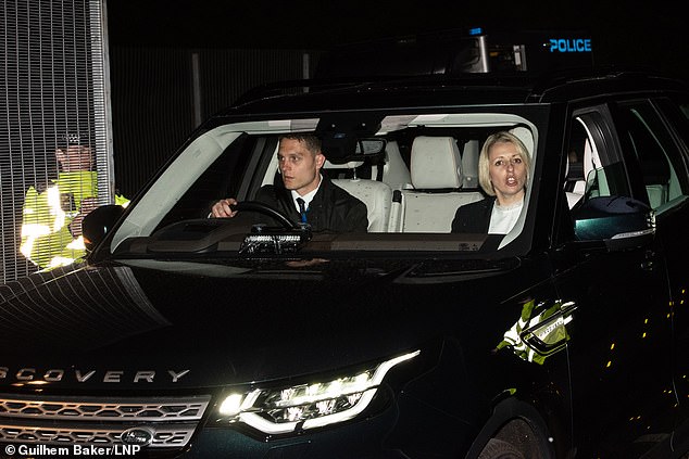 More guests were seen driving away from the Regent's Park residence