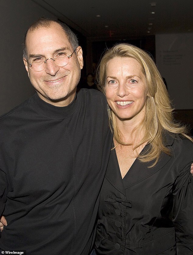 Jobs married Laurene in 1991 and the pair had three children together. The Apple co-founder died of cancer in 2011 at the age of 56