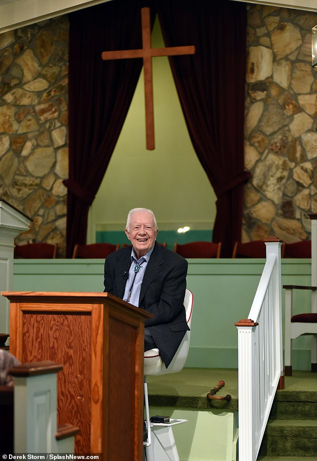 Carter taught Sunday school at Maranatha Baptist Church in his hometown up until he was sidelined by the 2020 covid pandemic