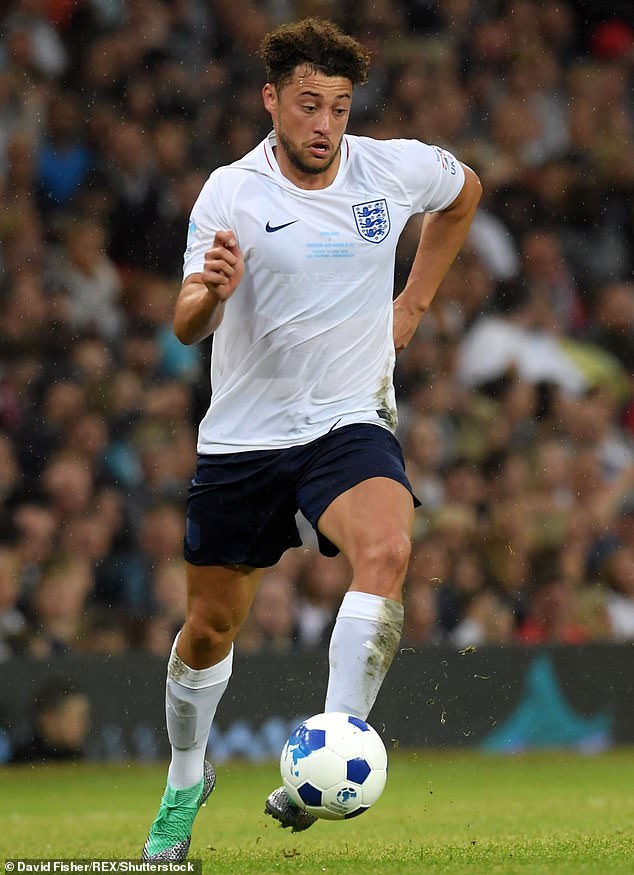 Done: The source claims the pair had a steamy romance and parted on good terms after the relationship fizzled out (Myles pictured during the Soccer Aid match)