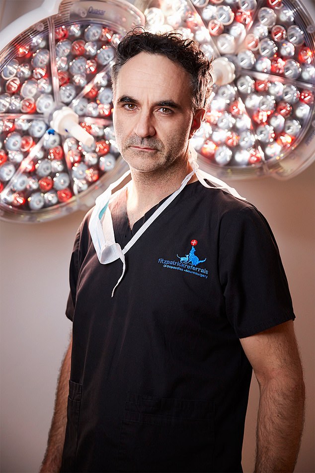 Supervet Noel Fitzpatrick performed a CAT scan. Noel wouldn’t operate but kept him in the correct position, coupled with hydrotherapy several times a day in the pool, ensuring Nigel could walk again