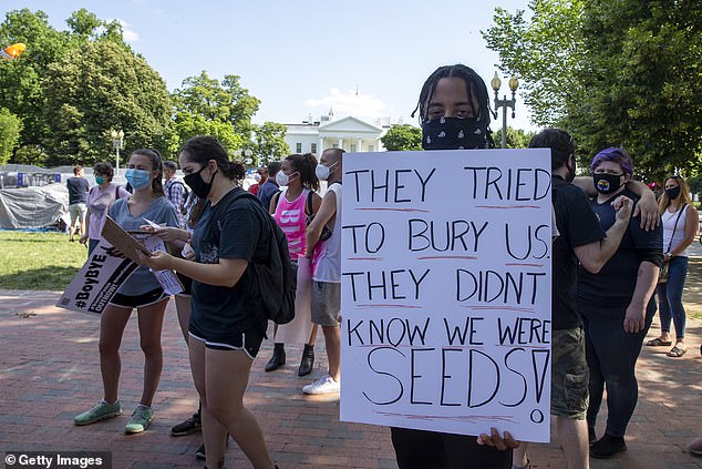 Protesters in Washington DC continued to demonstrate for the third week running