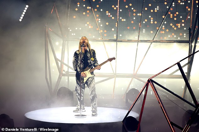 Surprised: It comes after the nation was left gobsmacked after the UK came in second at the Eurovision final, the nation's highest place for more than two decades. Pictured: Sam Ryder