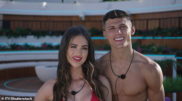 Couple: Haris, 21, coupled up after the Swansea beauty Anna-May, 20, who also picked Kai initially before being moved to the 'sub bench' and having to pick again