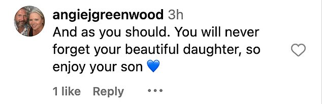 Fans took to the comment section to leave their thoughts on the post with many saying that he deserves happiness with his little boy