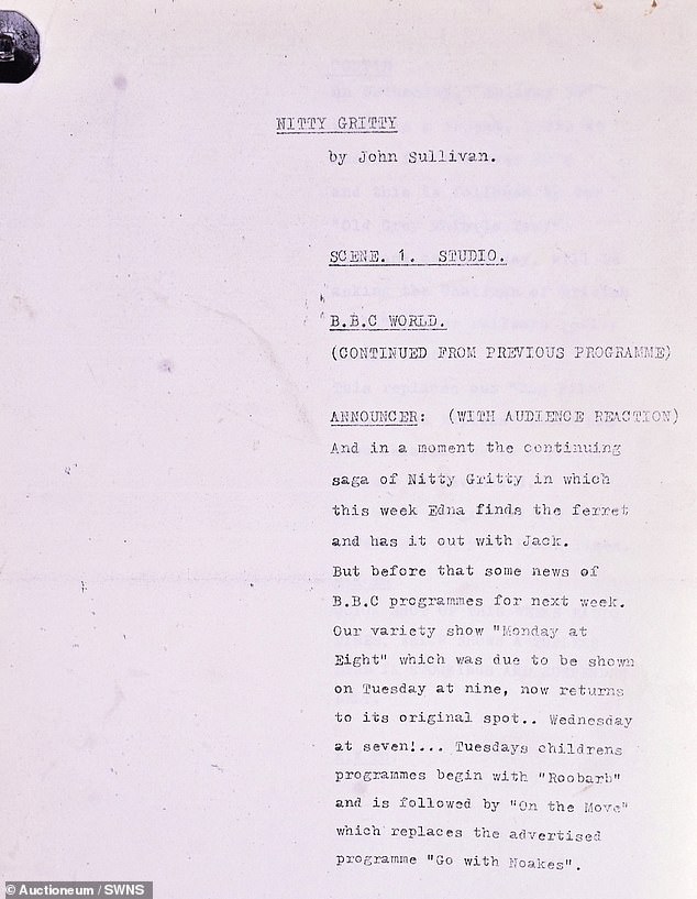 Mr Sullivan penned the sketch show 'Nitty Gritty' in 1978 just two years before he started writing Only Fools & Horses