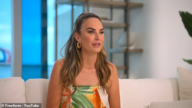 Elizabeth Chambers is opening up about life after her ex-husband Armie Hammer 's various scandals, revealing her children don't have a clue about them