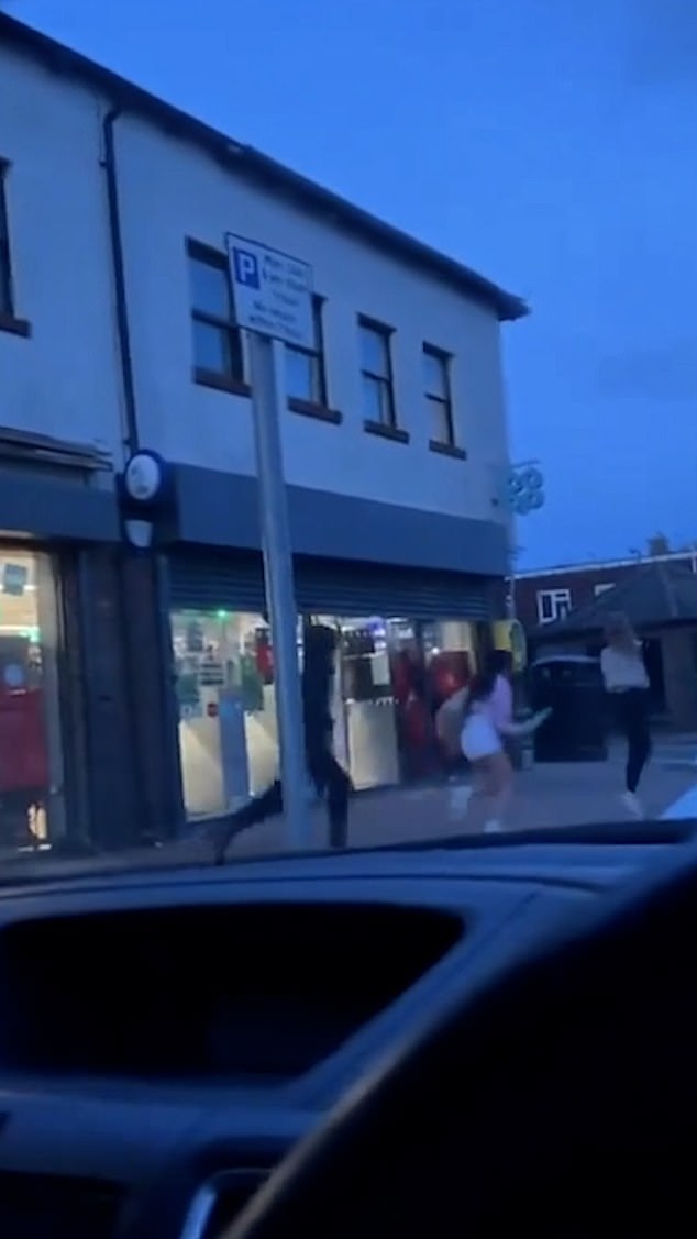 A separate incident saw a local Co-op store allegedly looted by a gang of young girls, who were caught on camera fleeing the scene