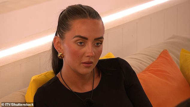 The love triangle came to an end over a week ago when Jess (pictured) boldly declared: 'I'm not going to be in competition with another woman in this villa'