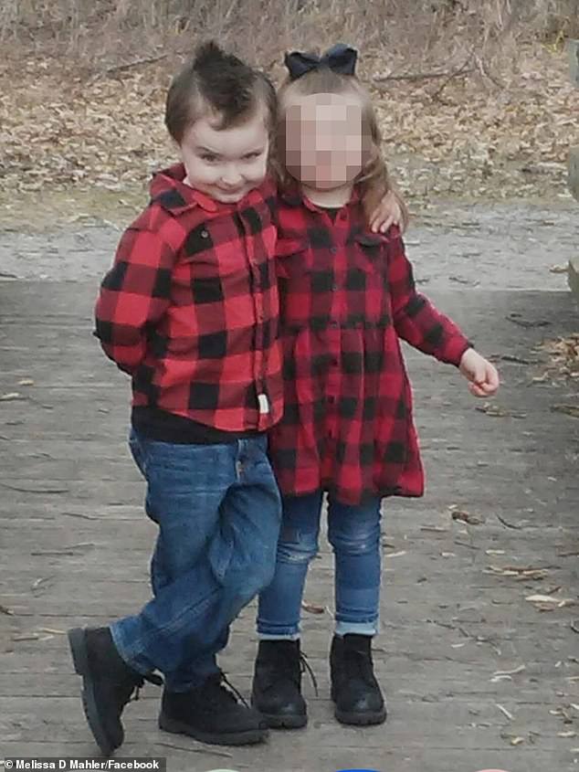 Family members have said he and his younger sister were removed from their biological parents' house because of their parents' drug use when Dakota was just five years old