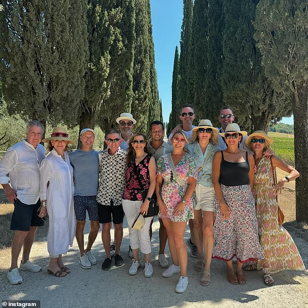 Miranda and Brendan met up with some familiar faces during their Italian escape before heading back to the United States this week