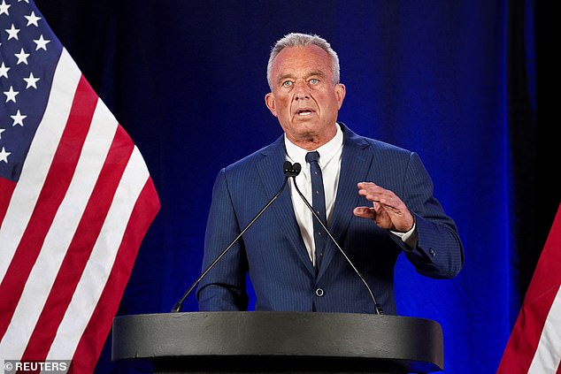 Robert F. Kennedy Jr. said Friday that he was suspending his campaign - with a twist. He encouraged backers in swing states to select former President Donald Trump. He made the announcement in Phoenix, Arizona