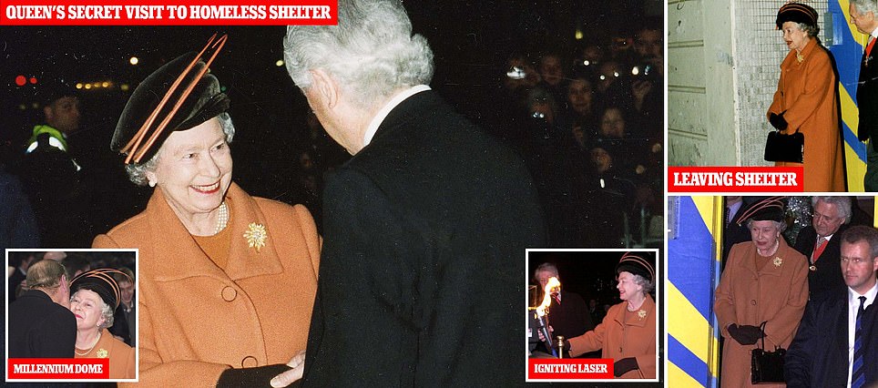 The night Queen Elizabeth dropped into a homeless shelter before heading down the River