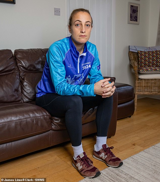 But paramedics, who were called to her home, mistakenly told the former England football player the episode was triggered by her terror of seeing the eight-legged creature