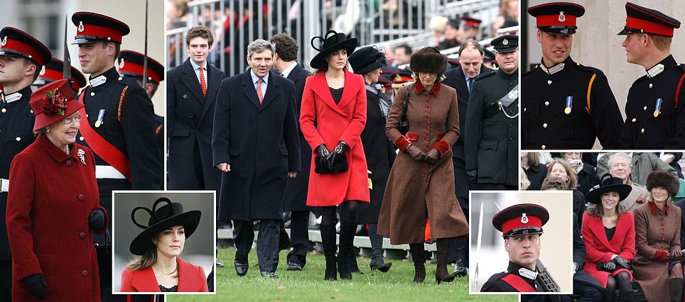 Inside Prince William's passing out parade, where a young Kate Middleton made her first