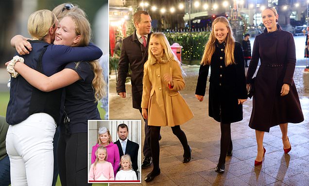 The Queen's eldest great-grandchild Savannah Phillips turns 14 today and is nearly as tall