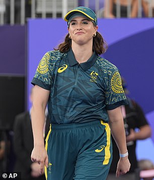 The embattled breakdancer (pictured) flaunted the controversial dance moves which turned her into an overnight sensation during the 2024 Paris Olympics