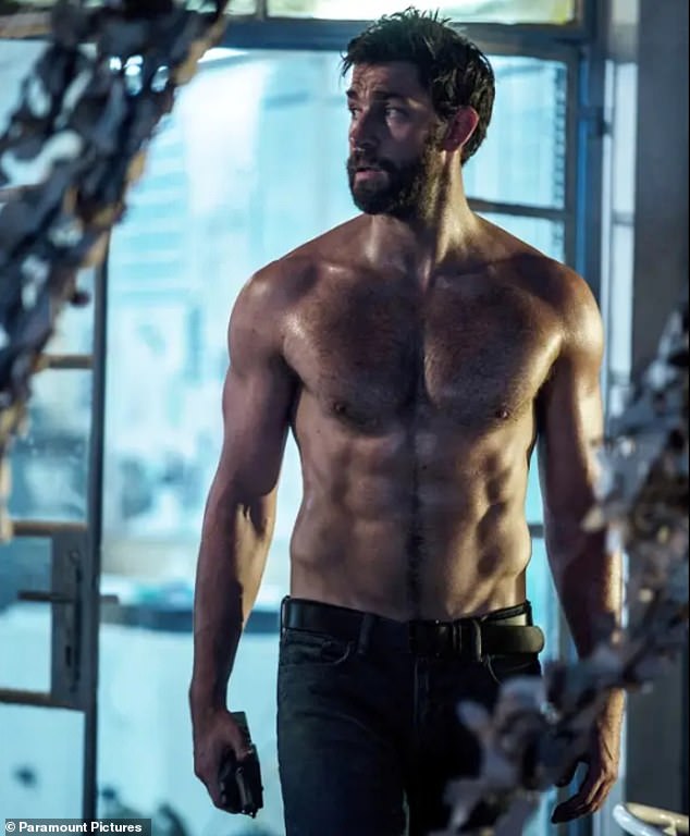 Krasinski told People he thought he was 'being punked' when he was told he won the title this year; seen in a still from 13 Hours (2016)