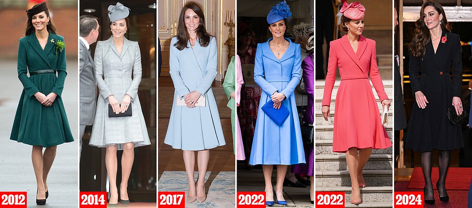 How the 'Kate dress' enhances the Princess of Wales's perfect figure and creates a